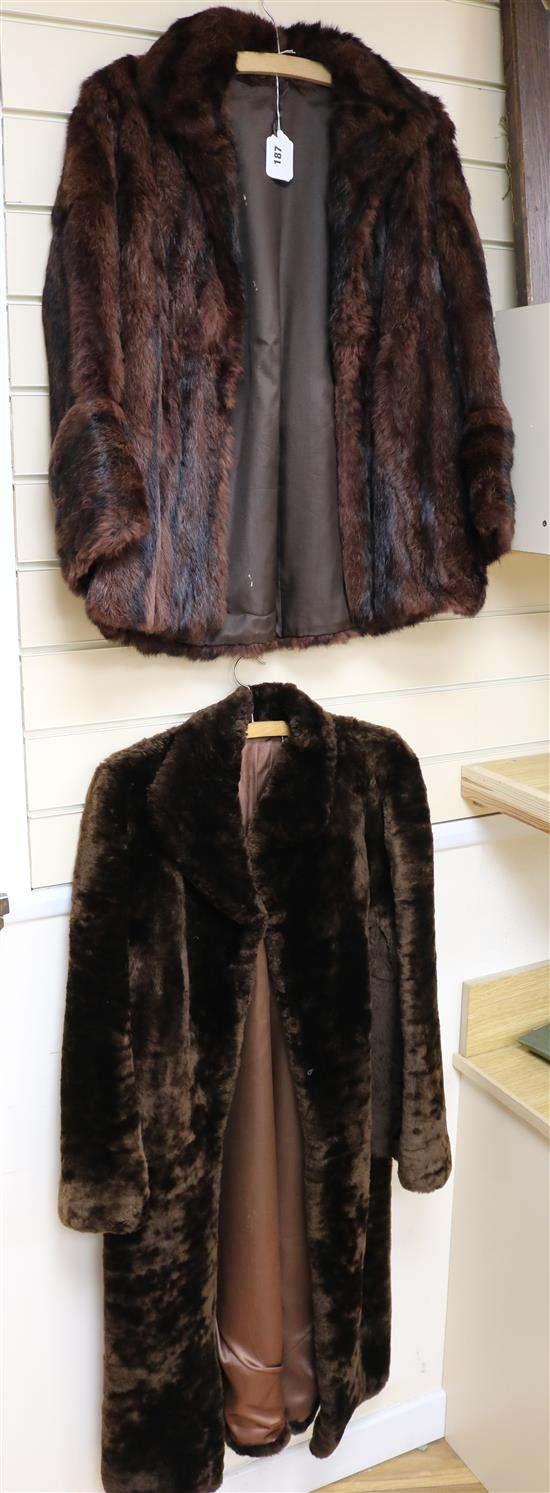 Two fur coats